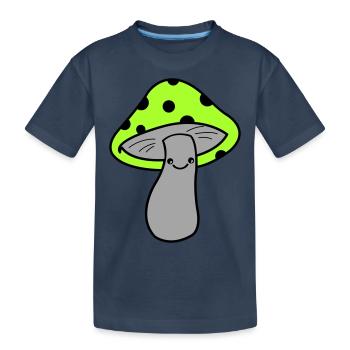 Champignon - T-shirt bio Premium Enfant - bleu marine - Devant