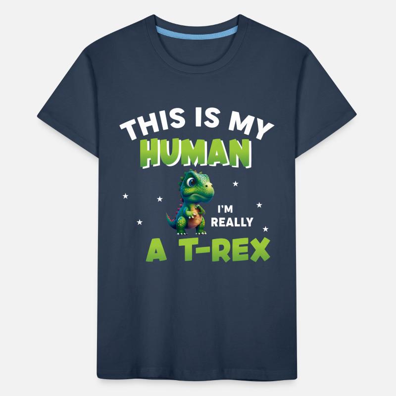 Eigentlich bin ich ein T-Rex Kinder Premium Bio T-Shirt