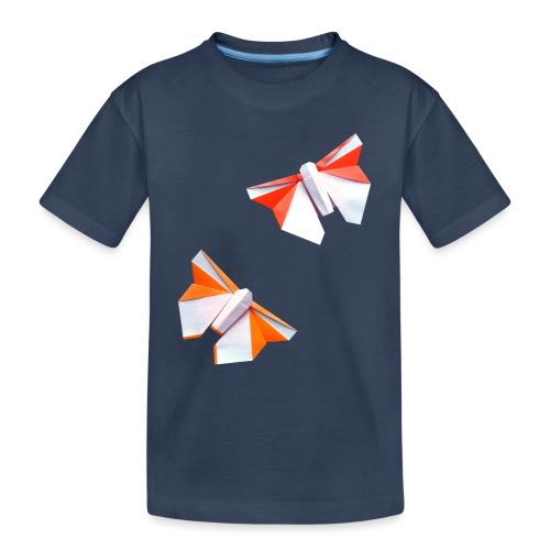 Butterflies Origami - Butterflies - Mariposas - Kids' Premium Organic T-Shirt