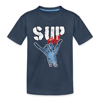 SOUPER - T-shirt bio Premium Enfant - bleu marine - Devant