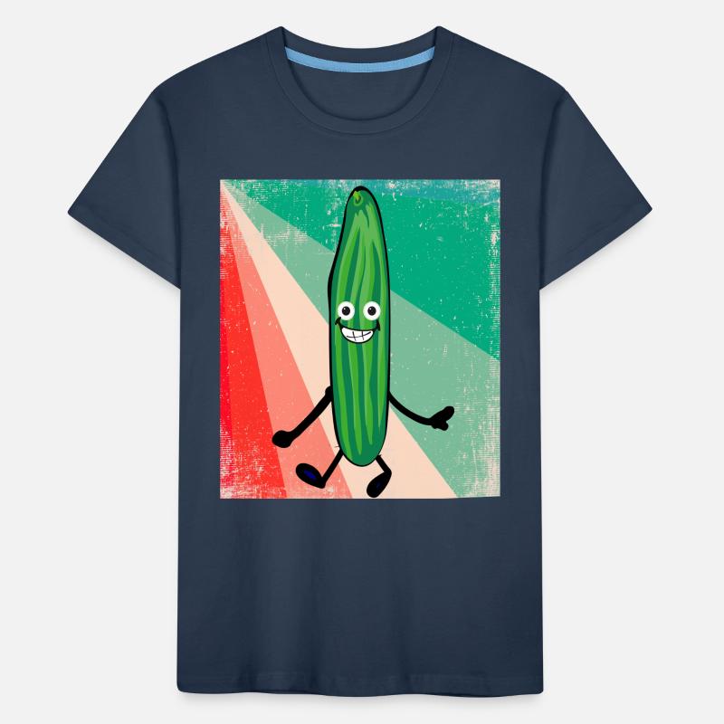 Concombre,Concombre,Concombre,Concombre,Concombre,Rétro T-shirt bio Premium Enfant
