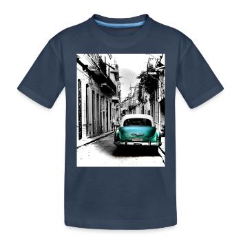 Rêve de La Havane - 3 - T-shirt bio Premium Enfant - bleu marine - Devant