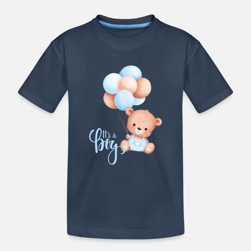 Its a boy - Kinder Premium Bio T-Shirt - Navy