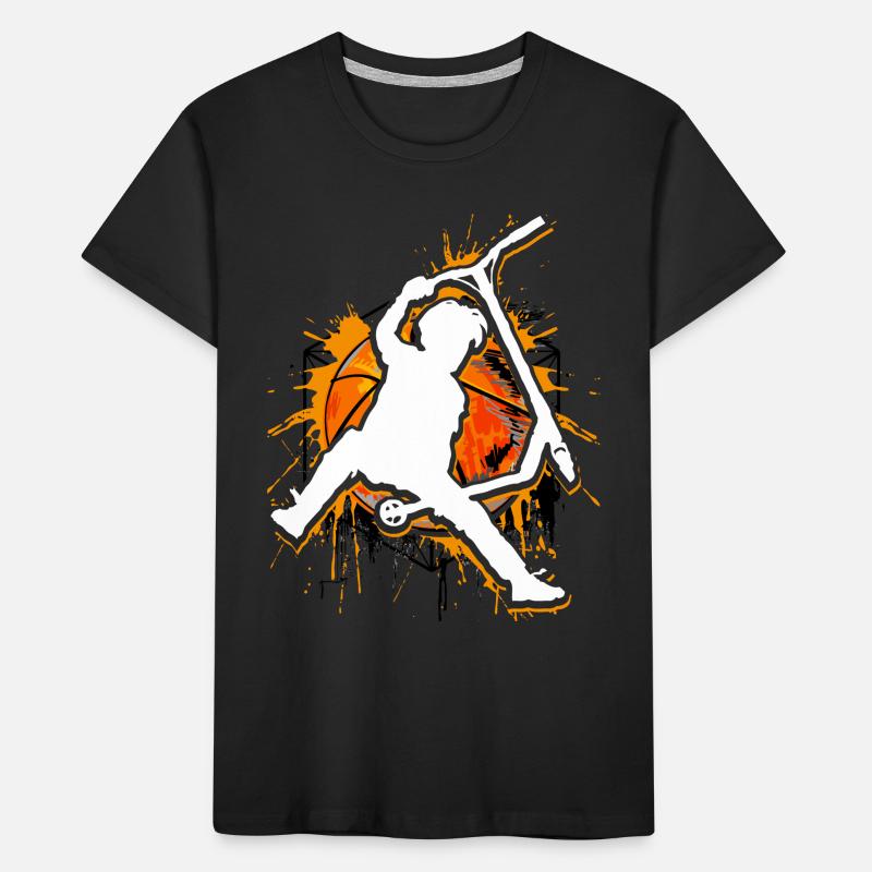 Stunt Scooter - Roller - Stuntscooter Kids' Premium Organic T-Shirt