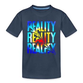 Reality - Kinder Premium Bio T-Shirt - Navy - Vorne