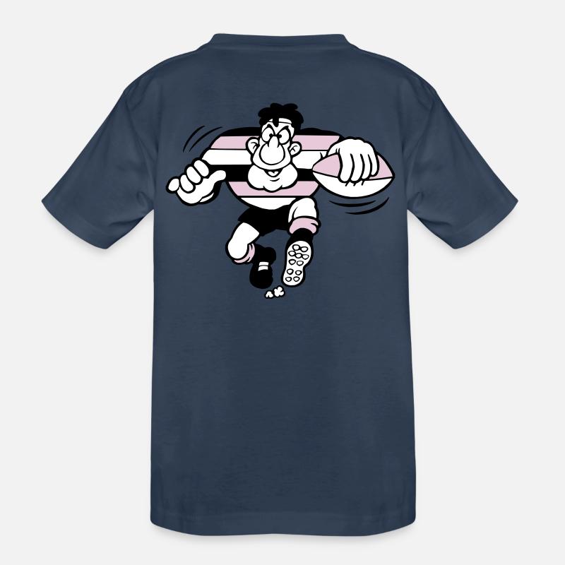 00rugby - Kinder Premium Bio T-Shirt - Navy