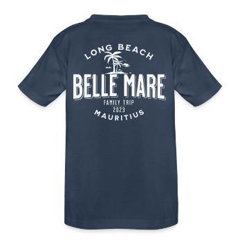 Mauritius Belle Mare family trip - T-shirt bio Premium Enfant - bleu marine - Dos