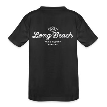 Long Beach Mauritius - Kinder Premium Bio T-Shirt - Schwarz - Hinten