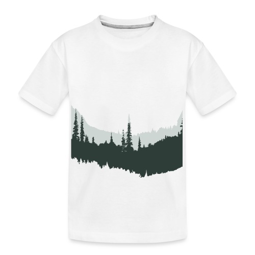Skogsvy - Ekologisk premium-T-shirt tonåring