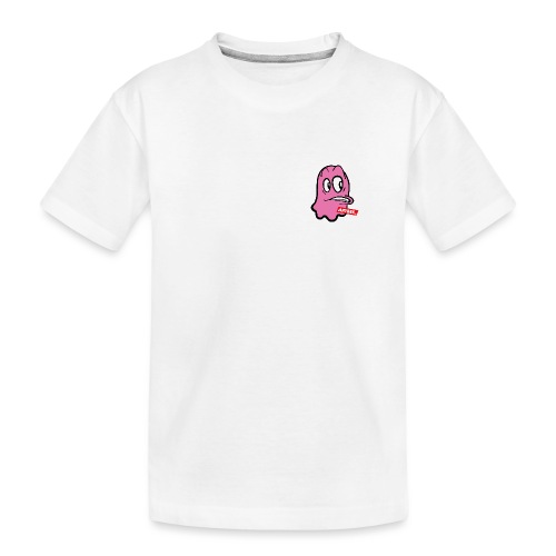 Artees GHOST Pink SMALL LOGO - Teenager Premium Bio T-Shirt