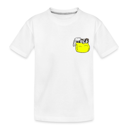 Taschenhunde gelb - Teenager Premium Bio T-Shirt