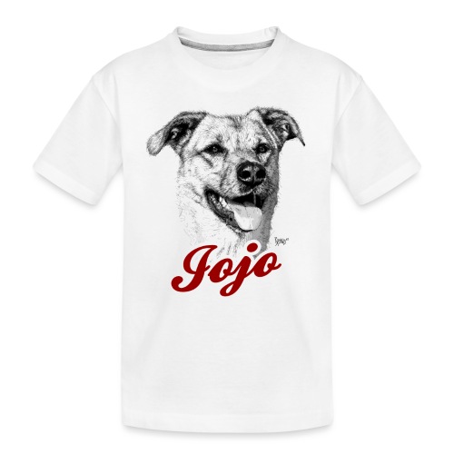Bronko55 No. 61 – Jojo mit Schriftzug - Teenager Premium Bio T-Shirt