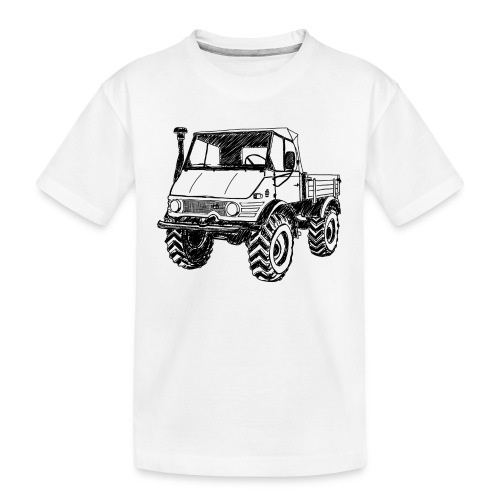 Unimog - Oldtimer - Offroad - Universal Motorgerät - Teenager Premium Bio T-Shirt