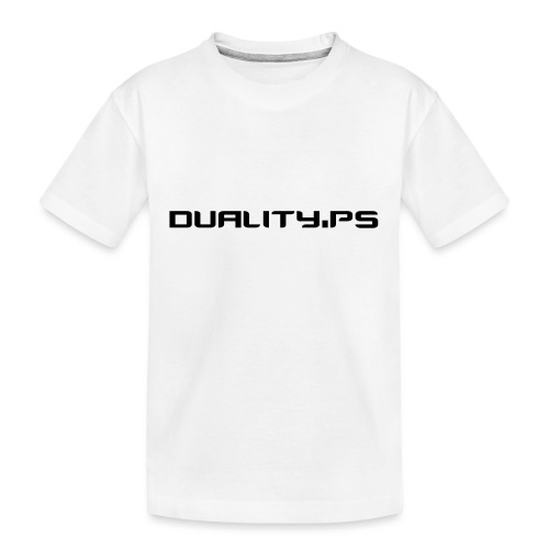 dualitypstext - Ekologisk premium-T-shirt tonåring