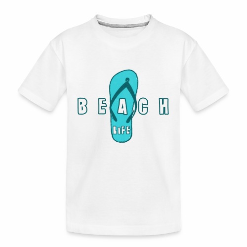 Beach Life varvastossu - Kesä tuotteet jokaiselle - Teinien premium luomu-t-paita