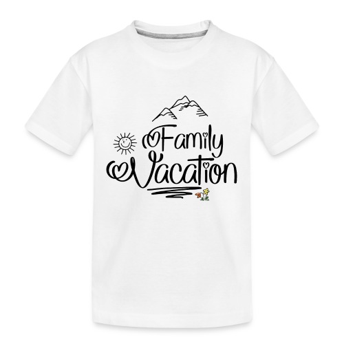 Ferien mit der Familie - Teenager Premium Bio T-Shirt