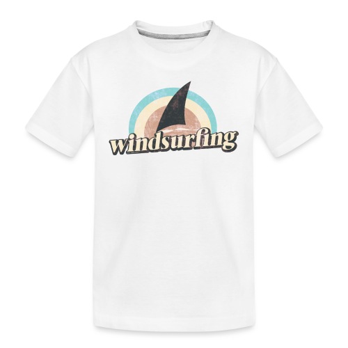 Windsurfing Retro 70s - Teenager Premium Organic T-Shirt