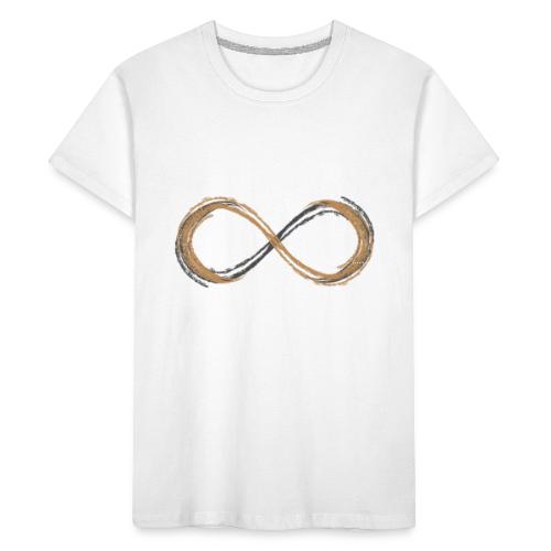 Liegende Acht 02 - Teenager Premium Bio T-Shirt