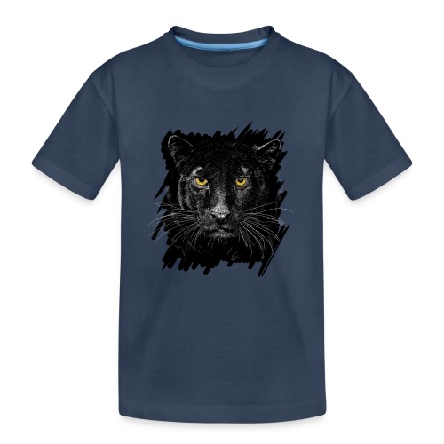 Schwarzer Panther - Teenager Premium Bio T-Shirt