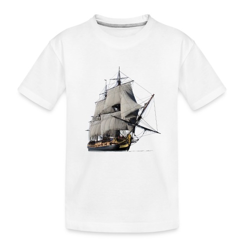 Segelschiff - Teenager Premium Bio T-Shirt