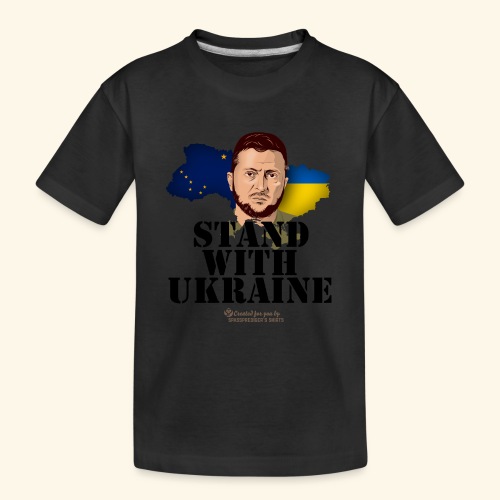 Alaska Ukraine Unterstützer T-Shirt Design - Teenager Premium Bio T-Shirt