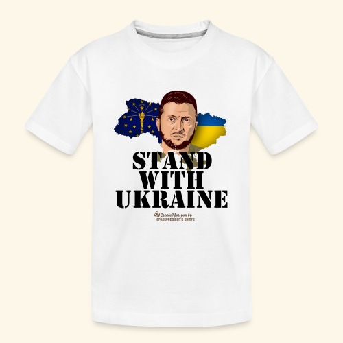 Ukraine Indiana Selenskyj - Teenager Premium Bio T-Shirt