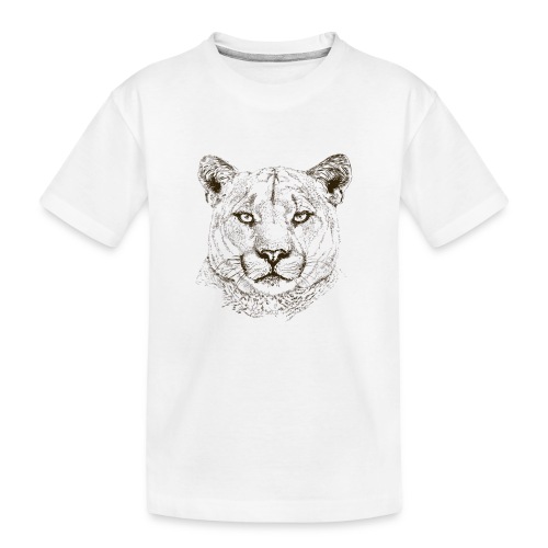 Wildkatze - Teenager Premium Bio T-Shirt
