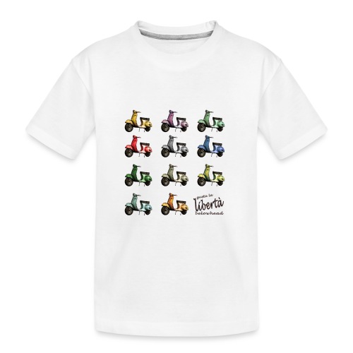 ♂ BIO-SHIRT: gusta la libertà - Teenager Premium Bio T-Shirt