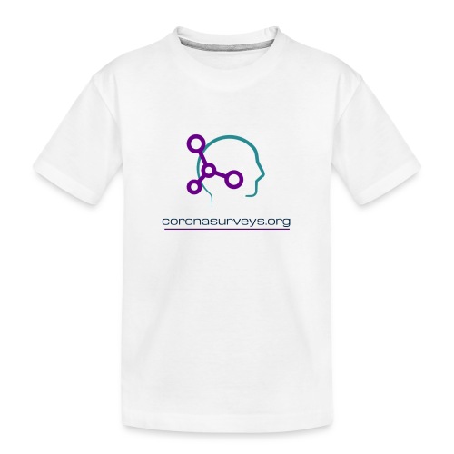 coronasruveys branded products - Camiseta orgánica premium adolescente