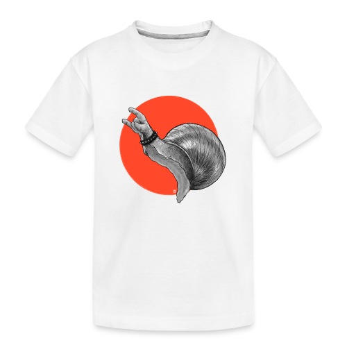 Metalsnegl - Teenager premium T-shirt økologisk