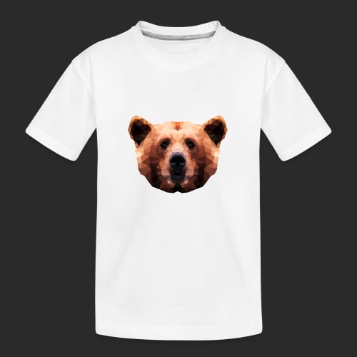 Low-Poly Bear - Teenager Premium Bio T-Shirt