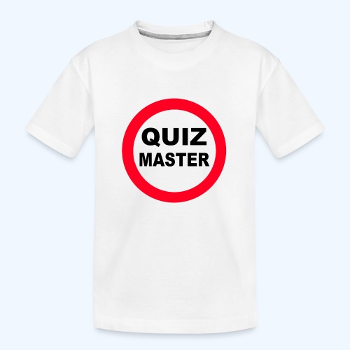 Quiz Master Stop Sign - Teenager Premium Organic T-Shirt