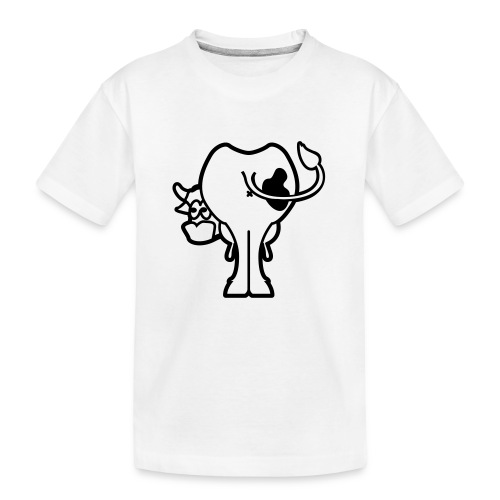 Die Kuhwede Kuh - Teenager Premium Bio T-Shirt