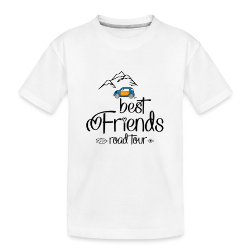Urlaub mit Freunden - Teenager Premium Bio T-Shirt