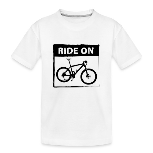 Ride On MTB 1 Color - Teenager Premium Bio T-Shirt