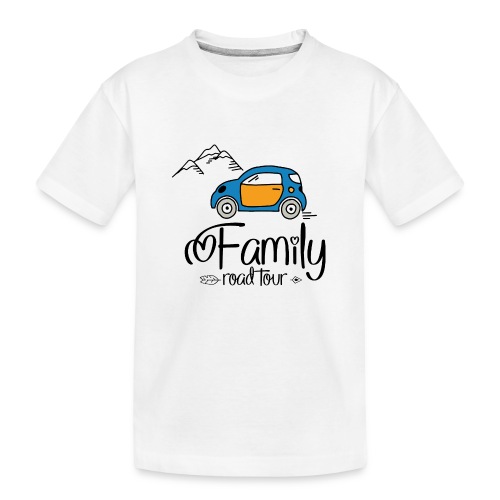 Familien Ausflug - Teenager Premium Bio T-Shirt