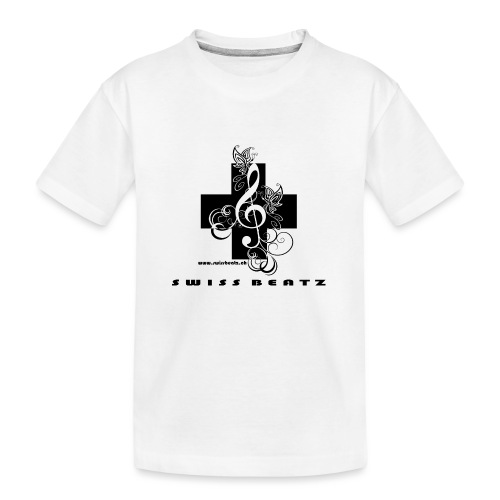 Swiss Beatz Logo with L - Teenager Premium Bio T-Shirt