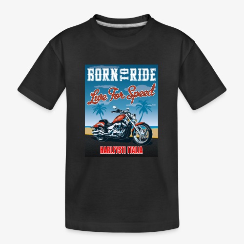 Summer 2021 - Born to ride - Ekologisk premium-T-shirt tonåring