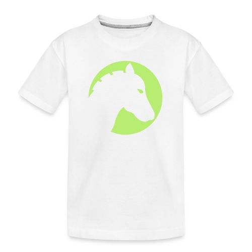 Fohlenkopf Silhouette - Teenager Premium Bio T-Shirt