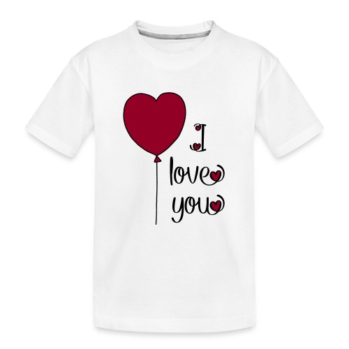 T-Shirt für Verliebte - Teenager Premium Bio T-Shirt