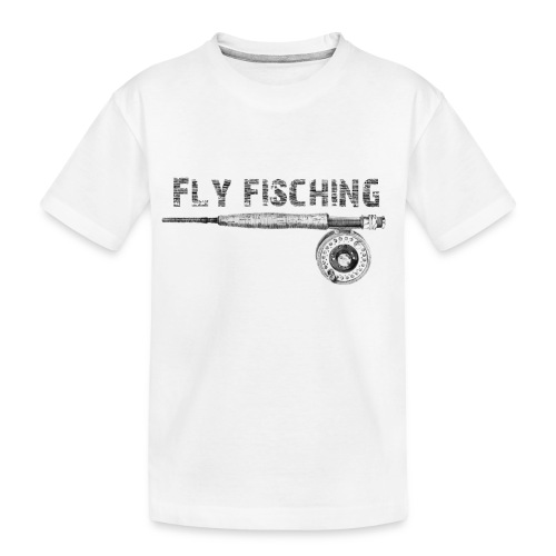 Angel fly fishing - Teenager Premium Bio T-Shirt