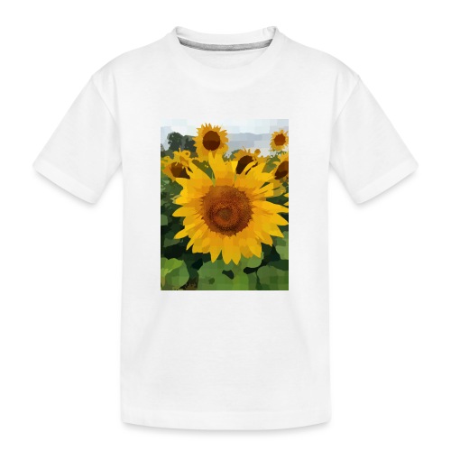Sonnenblume - Teenager Premium Bio T-Shirt