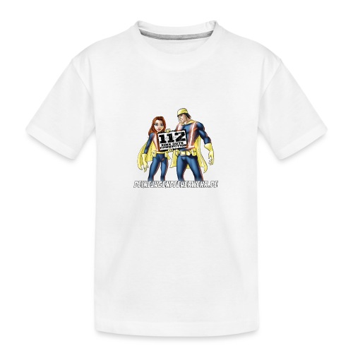 Superhelden & Logo - Teenager Premium Bio T-Shirt