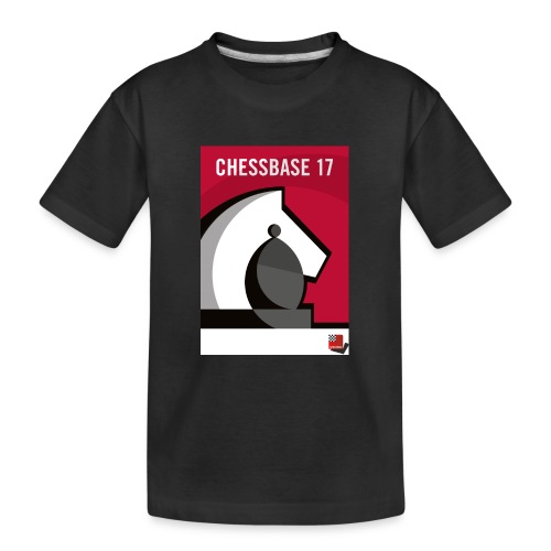 CHESSBASE 17 - Schach, Läufer, Springer - Camiseta orgánica premium adolescente