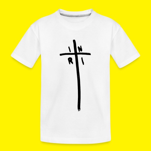Cross - INRI (Jesus of Nazareth King of Jews) - Teenager Premium Organic T-Shirt