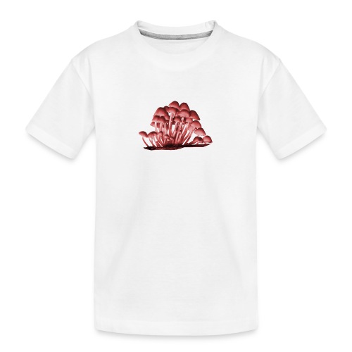 Pilze Stockschwämmchen Herbst - Teenager Premium Bio T-Shirt