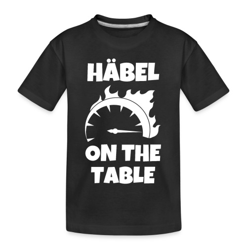 HÄBEL ON THE TABLE Lokführer Geschenk - Teenager Premium Bio T-Shirt