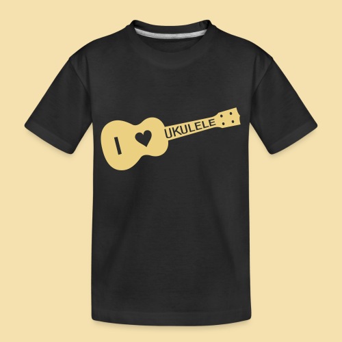 I love UKULELE - Teenager Premium Bio T-Shirt