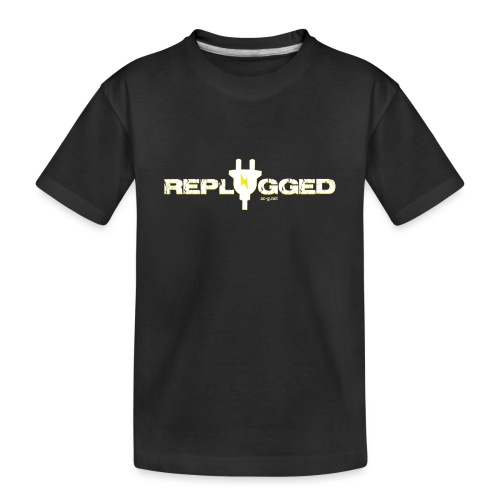 Replugged - Clip Art White - Teenager Premium Bio T-Shirt