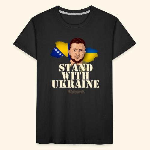 Ukraine Bosnia Herzegovina - Teenager Premium Bio T-Shirt
